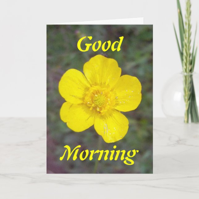 Carte de voeux Good Morning Sunshine (Devant)