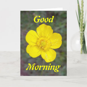 Carte de voeux Good Morning Sunshine