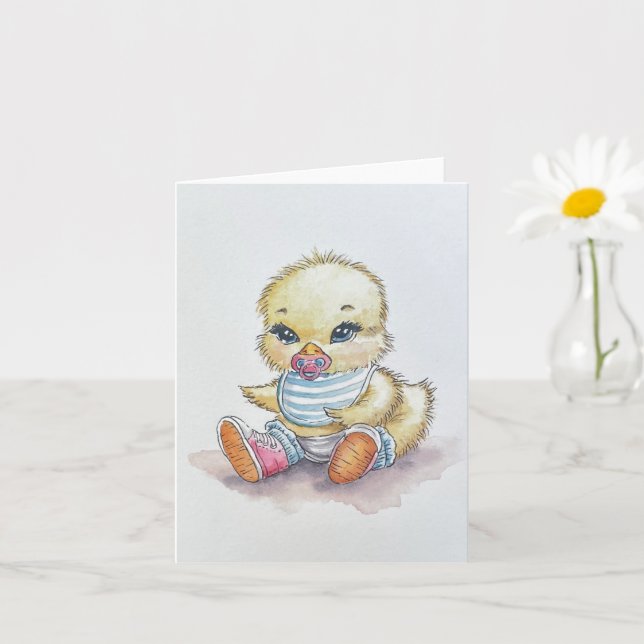 Carte de voeux Gosling magnifique (Petite plante)