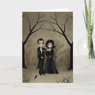 Carte de voeux Gothic Romance