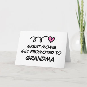 CARTE DE VŒUX GRAND-MÈRE POUR LES SUPER MAMANS