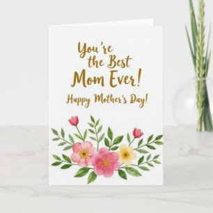Carte de vœux Gratitude Blooms