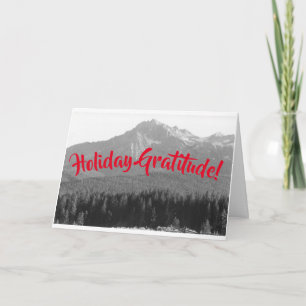 Carte de voeux Gratitude de vacances