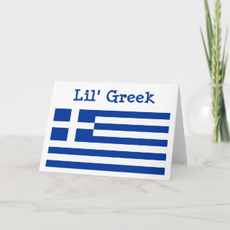 Carte de voeux grecque Lil