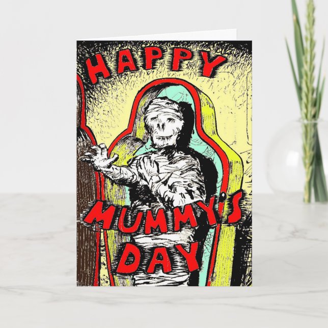 Carte de voeux Green Weenii "Happy Mummy's Day" (Devant)