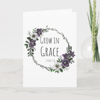 Carte de vœux Grow in Grace