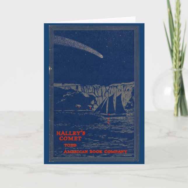 Carte de voeux "HALLEY'S COMET" (Devant)
