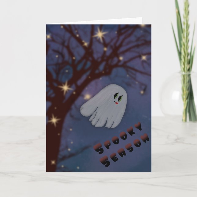Carte de vœux Halloween (Devant)