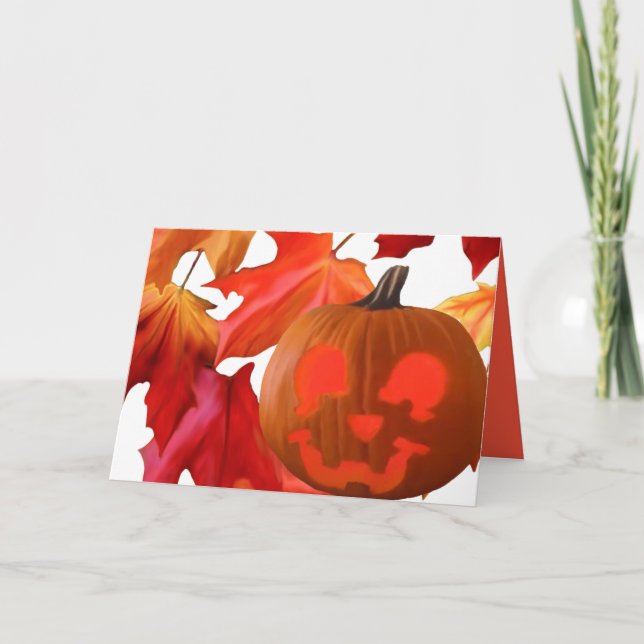 Carte de vœux Halloween (Devant)