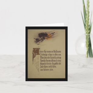 Carte de voeux Halloween