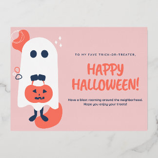 Carte de voeux Halloween