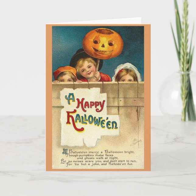 Carte de voeux Hallowe'en (Devant)