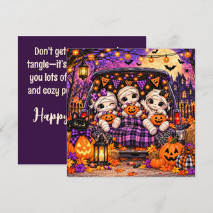 Carte de vœux Halloween de maman mignonne