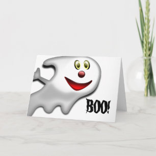 Carte de vœux Halloween Fantôme