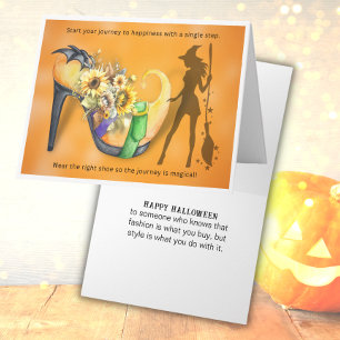 Carte de vœux Halloween Fashionista