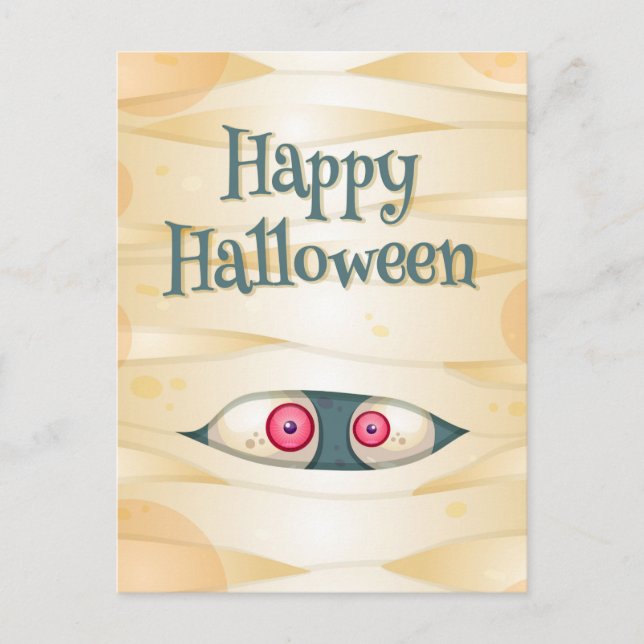 Carte de vœux Halloween joyeux (Devant)