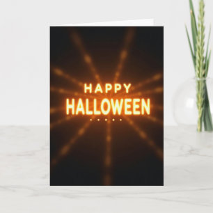 Carte de Vœux Halloween Lumineux