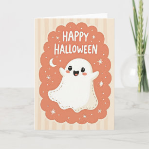 Carte de vœux Halloween mignonne