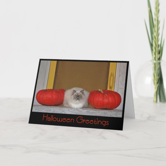 Carte de voeux "Halloween Salutations" (Devant)