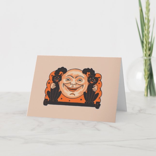 Carte de voeux Halloween vintage (Devant)