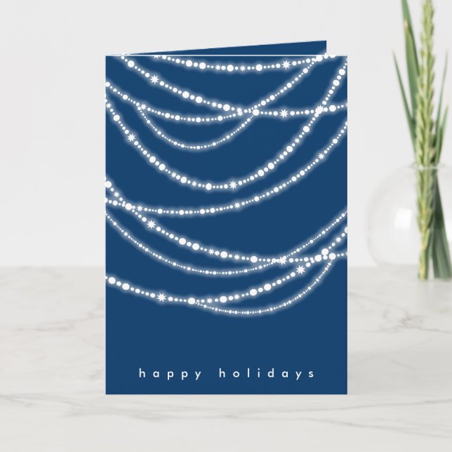 Carte de voeux Hanoukka Lights Sparkles (Devant)