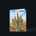 Carte de voeux Hanoukka - Prickly Menorah<br><div class="desc">A propos de cet article * INSIDE SALUT : "Chaleureux voeux pour une Hanoukka heureuse !" COUVERTURE - [image de cactus en forme de menorah avec bougies] * TAILLE DE LA CARTE - Recevoir 1, carte pour notes de taille régulière avec enveloppe de 5x7 pouces. Nous offrons des cartes amusantes...</div>