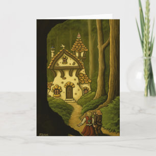 Carte de voeux Hansel & Gretel