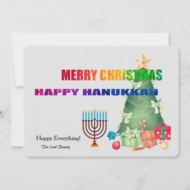 Carte de voeux Happy Everything Holiday (Devant)
