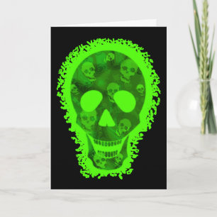 Carte de voeux Happy Halloween Big Skull