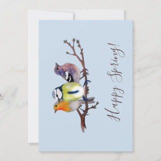 Carte de voeux Happy Spring