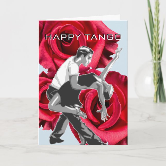 Carte de voeux HAPPY TANGO (Devant)