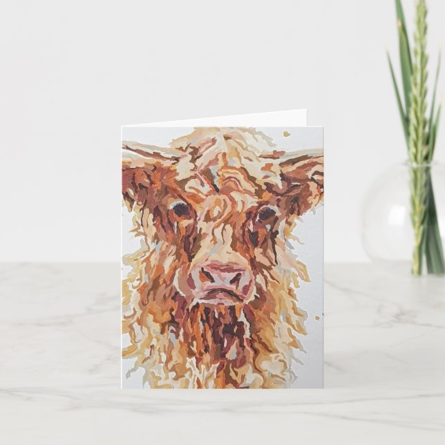 Carte de voeux Harry Cow (BLANK) (Devant)