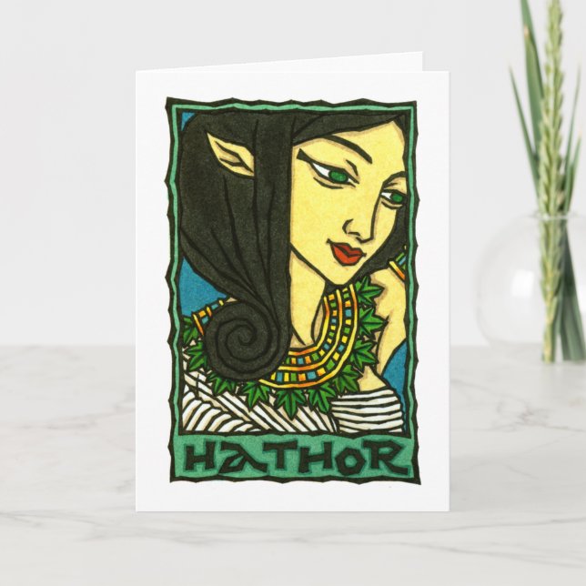 Carte de voeux Hathor (Devant)