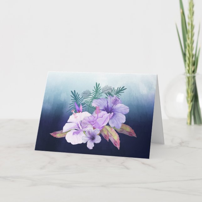 Carte de voeux Hawaiian Hibiscus (Devant)