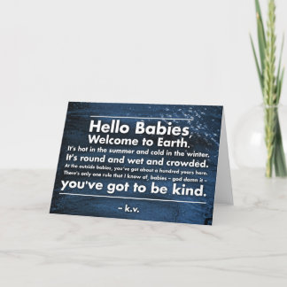 Carte de voeux "Hello Babies"