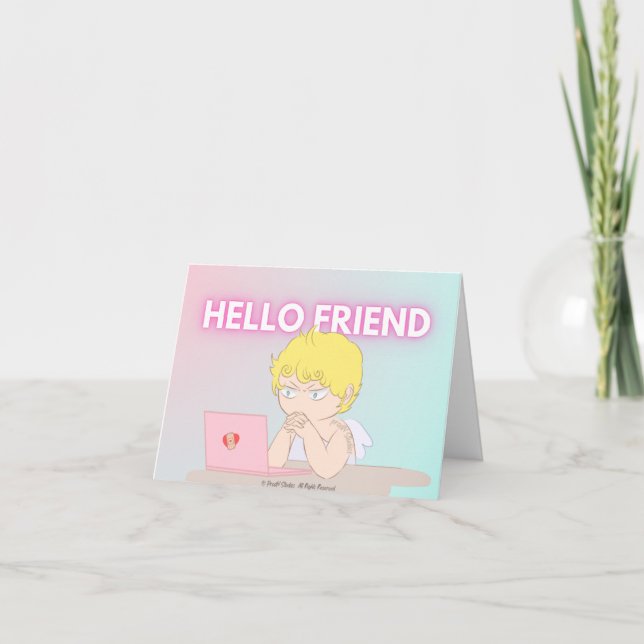 Carte de voeux Hello Friend (Devant)