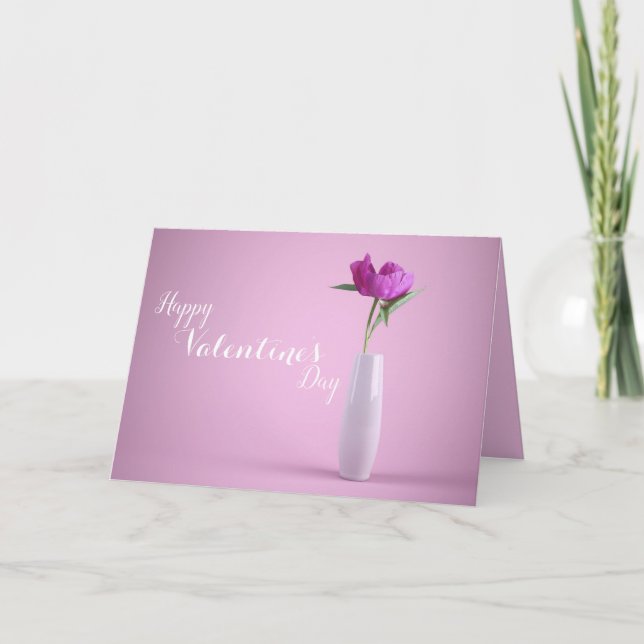 Carte de voeux Heureuse Sainte-Valentin (Devant)