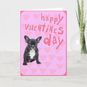 Carte de voeux Heureuse Sainte-Valentin Bulldog
