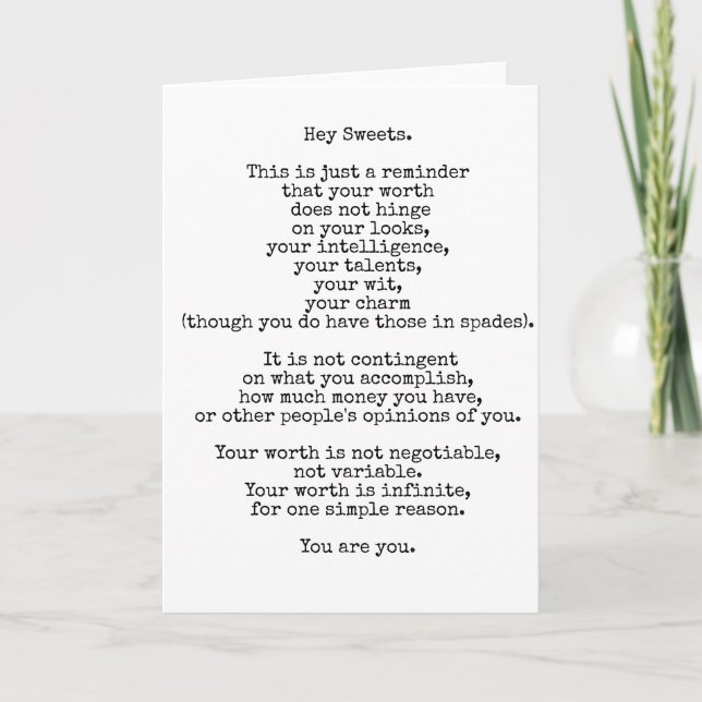 Carte de voeux Hey Sweets (Devant)