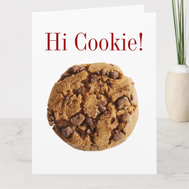 Carte de voeux Hi Cookie BIG - SRF (Devant)