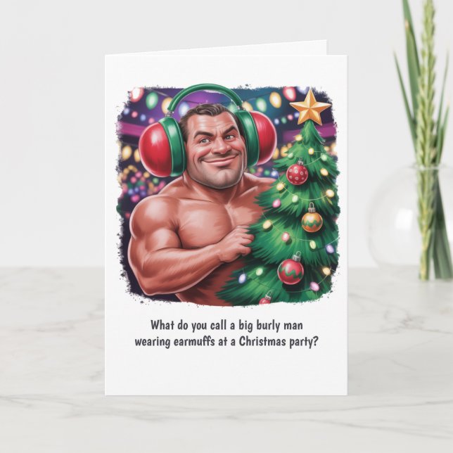 Carte de vœux hilarante pour Noël (Devant)