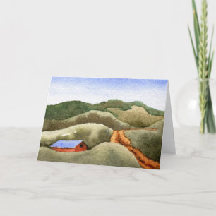 Carte de voeux "Hill Farms" Country Roads