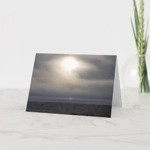 Carte de voeux hiver Sun