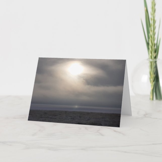 Carte de voeux hiver Sun (Devant)
