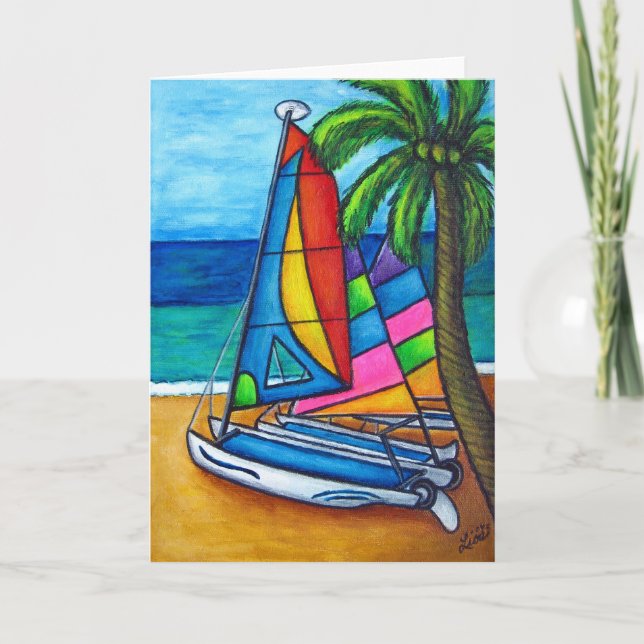 Carte de voeux Hobby colorée (Devant)