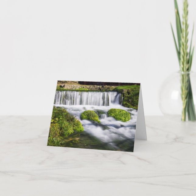 Carte de voeux Hodgson Spring Falls (Devant)