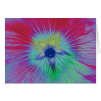 Carte de voeux Hollyhock Flower Lights