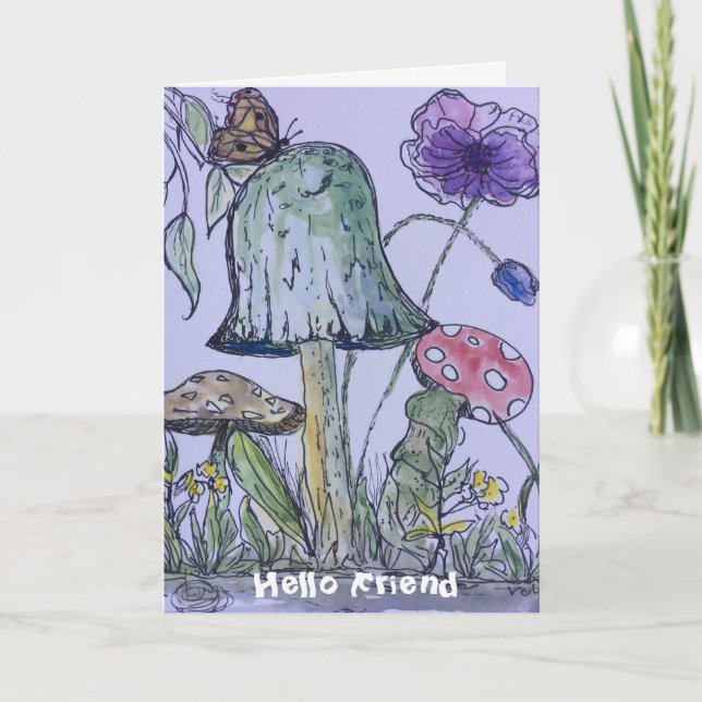 Carte de voeux "Hope all is well with you" (Devant)