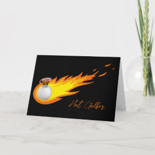 Carte de voeux Hot Golfer