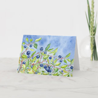 Carte de voeux "Huckleberries"